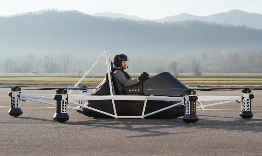 단일 좌석 무인 항공기 eVTOL Ryse Aerotech는 유인 테스트를 통과했습니다.