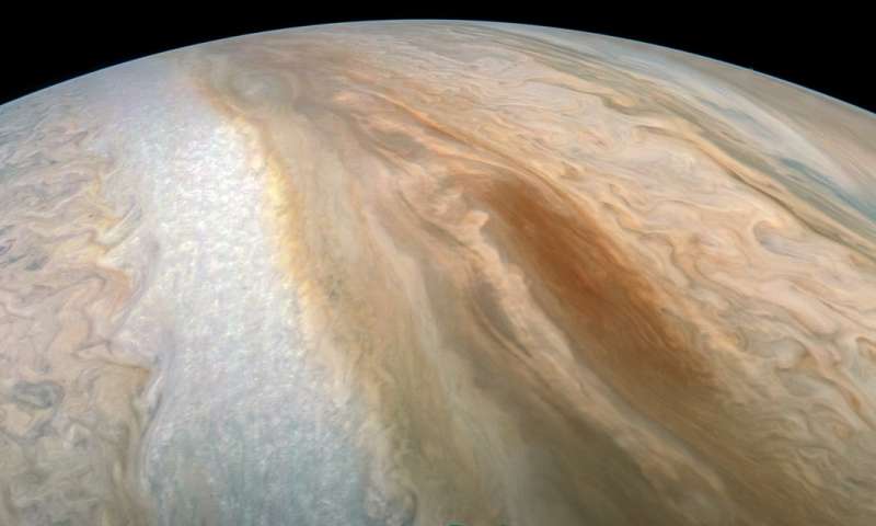 Jupiter ist heterogen – neue Hinweise zur Entstehung des Planeten