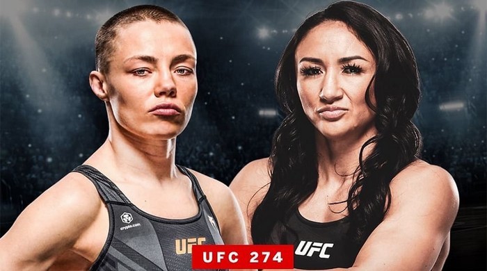 UFC 274에서 로즈 나마유나스 vs 칼라 에스파자