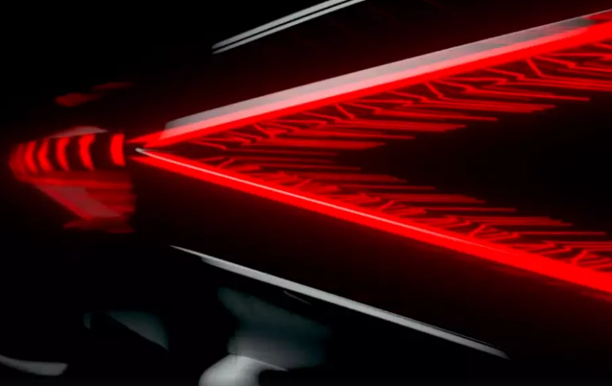 Bugatti ha svelato i fanali posteriori della nuova hypercar, che debutterà il 19 agosto