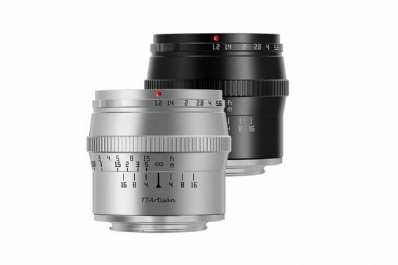 TTartisan 50mm f/1.2 SILVER Objektiv veröffentlicht