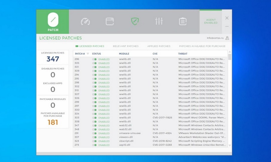 0patch continuará a oferecer suporte ao Windows 10, versão 1809 (atualização de outubro de 2018)