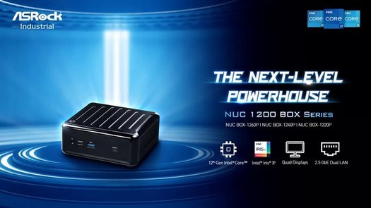 ASRock, Alder Lake 프로세서 기반 ASRock NUC 1200 박스 컴팩트 PC 공개