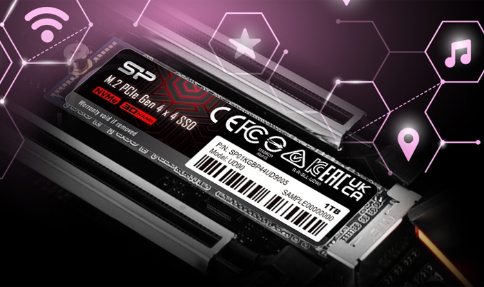 Silicon Power revela SSDs UD90 PCIe 4.0 de até 1 TB