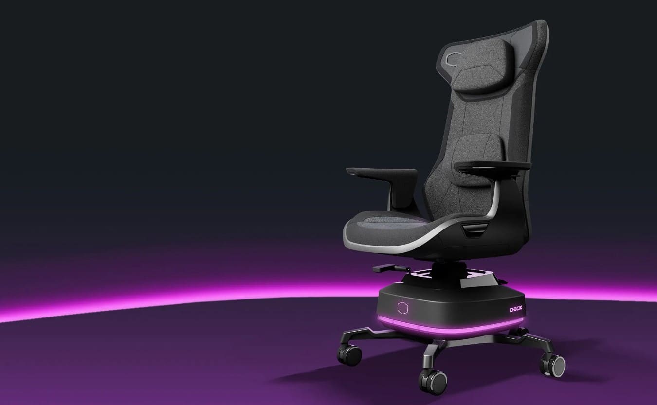 Cooler Master e D-BOX hanno sviluppato una poltrona da gioco con vibrazione Motion 1
