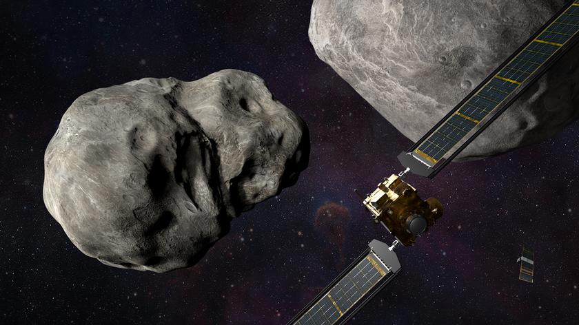 9 月 27 日 DART 探査機が小惑星に衝突