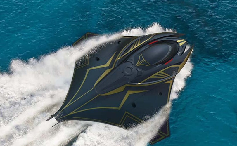 Das U-Boot Kronos beschleunigt unter Wasser auf bis zu 50 km/h