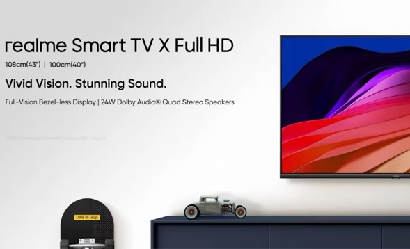 Realmeはまもなく手頃な価格のSmartTVXFullHDを発表します