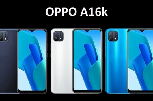 저가형 스마트폰 OPPO A16k - HD +, Helio G35, 4230mAh 배터리 출시