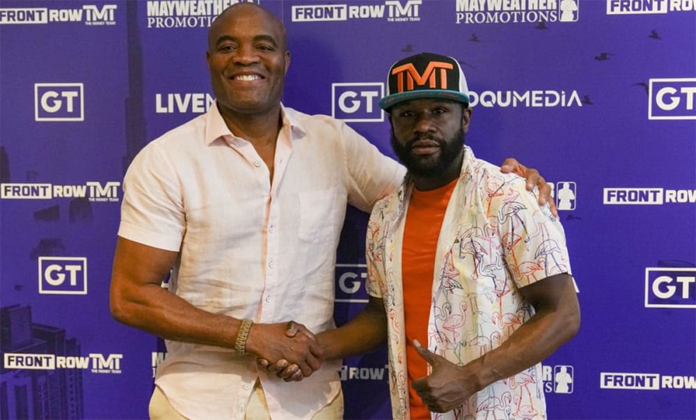 Tournoi de boxe avec Floyd Mayweather et Anderson Silva annulé