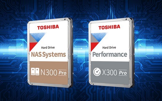 I dischi rigidi Toshiba N300 Pro e X300 Pro annunciati con prestazioni e affidabilità migliorate