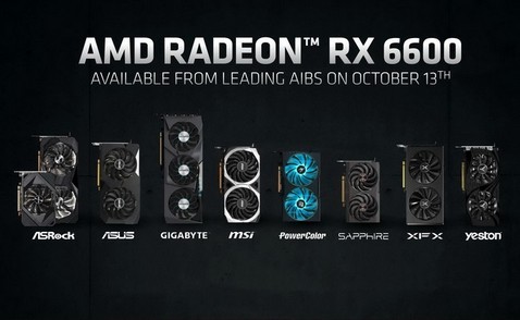 AMDパートナーは、Radeon RX6600ビデオカードのバージョンを発表しました-すべて工場でオーバークロックする必要はありません