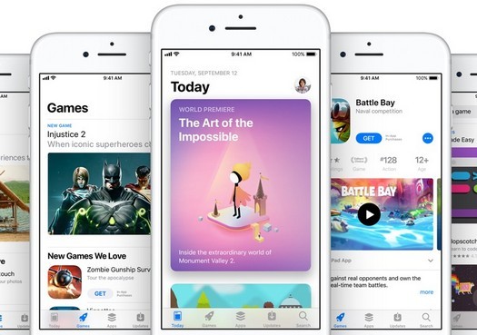 Apple lässt App Store-Marken-Apps Bewertung zu - niedrige Bewertungen