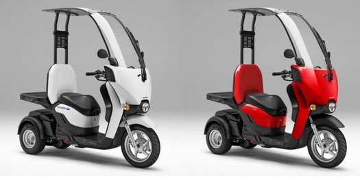 Honda svela Gyro Canopy e, uno scooter elettrico aziendale con parabrezza e tetto