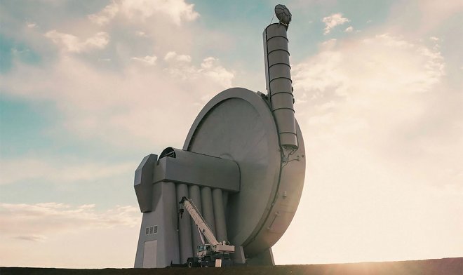 SpinLaunchは、成層圏に発射された発射体の側面からのビデオを示しました