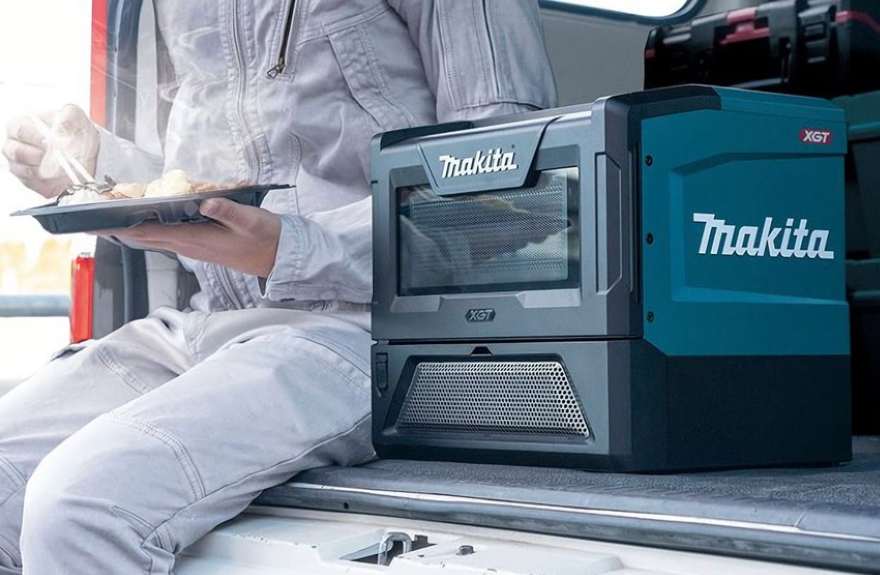 Makita revela o forno de microondas sem fio