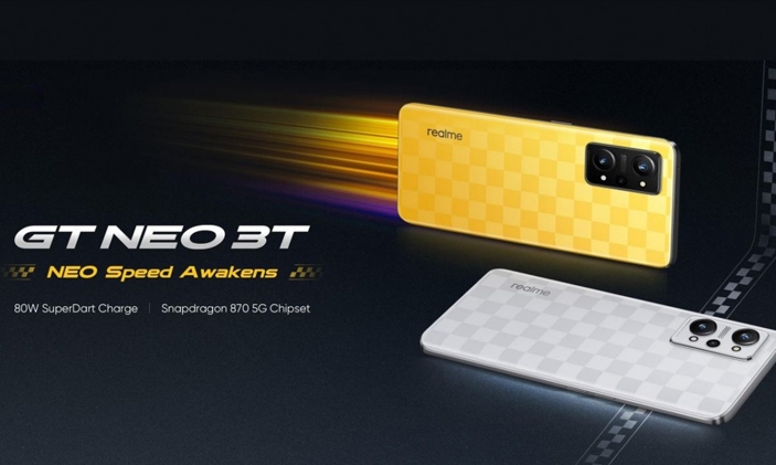 Realme GT Neo 3T, 64MP 카메라 탑재 스마트폰 공개