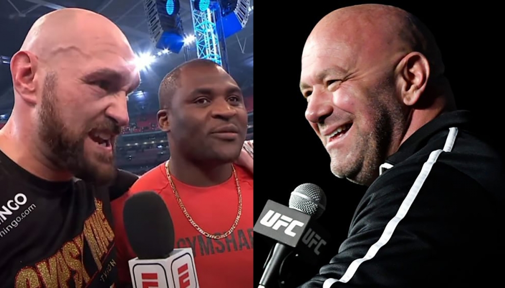 UFCの社長がタイソン・フューリーとの戦いについてフランシス・ガヌーに返答