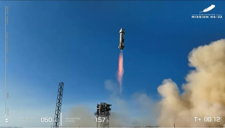 Blue Origin は 6 回目の準軌道観光飛行に成功しました