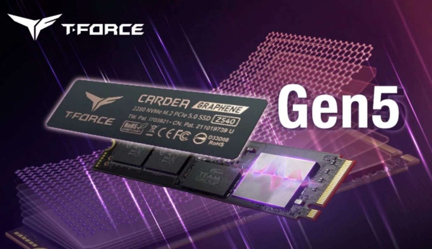 Présentation du SSD TeamGroup T-Force Cardea Z540 M.2 PCIe 5.0