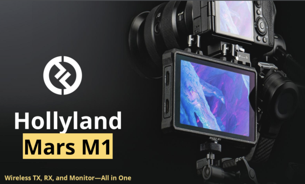 Monitor annunciato con ricevitore e trasmettitore Hollyland Mars M1