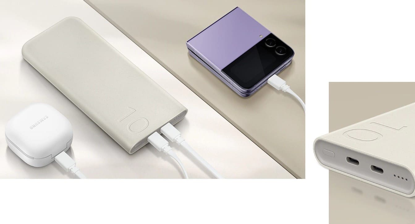 Samsung Galaxy 25W Battery Pack 10,000 mAh パワーバンクを発表