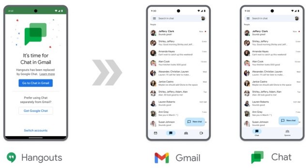 Google Hangouts smetterà finalmente di funzionare a novembre 2022