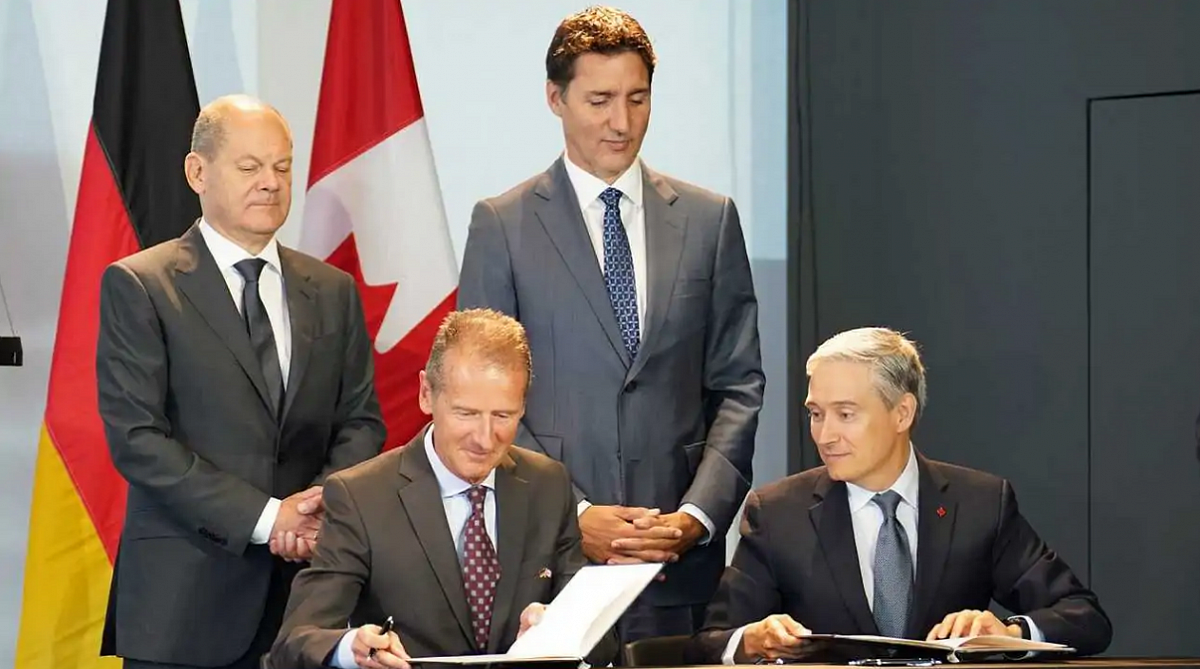Il Canada fornirà i materiali delle batterie a Volkswagen e Mercedes