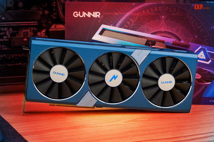GPU Gunnir Arc A770 Flux com overclock para 2650 MHz