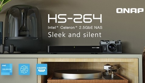 QNAPはHS-264ホームネットワークストレージを導入します