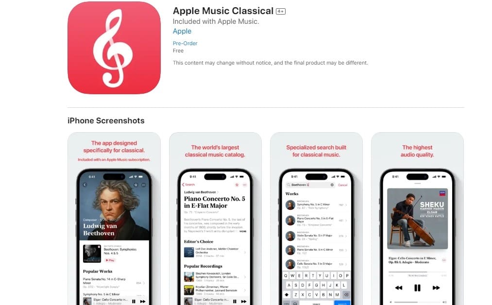 Apple Music Classicalサービス導入