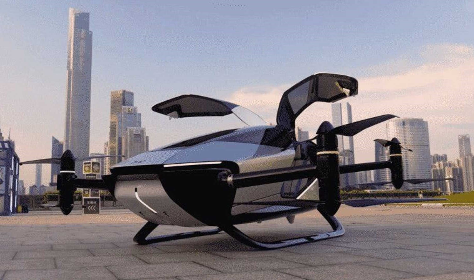 XPeng ha presentato il sistema di atterraggio di emergenza del veicolo elettrico volante XPeng X2