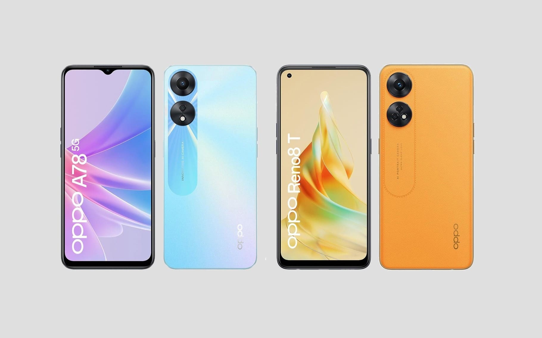 유럽에서 OPPO A78 5G 및 OPPO Reno8T 4G 스마트폰의 가격이 얼마인지 알려졌습니다.