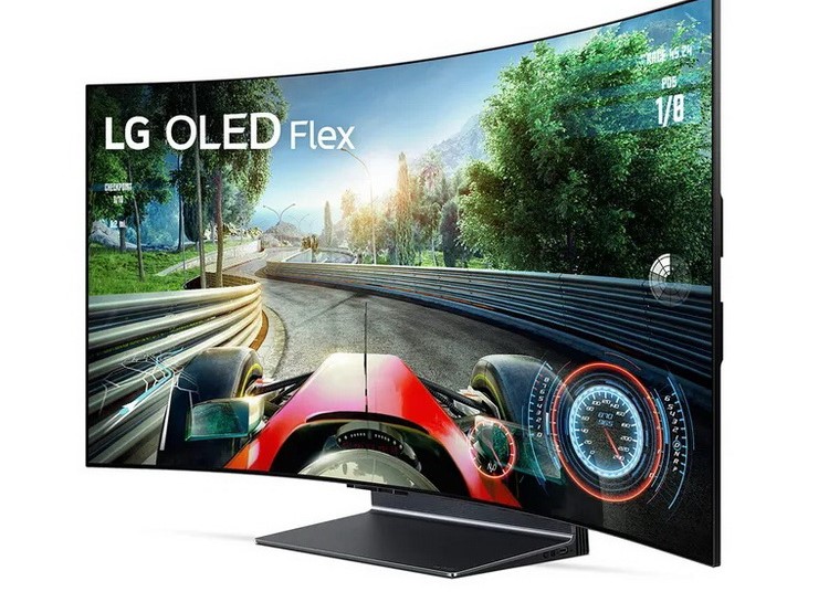 LG, 리모트 커브가 적용된 42인치 LG OLED Flex(LX3) TV 공개