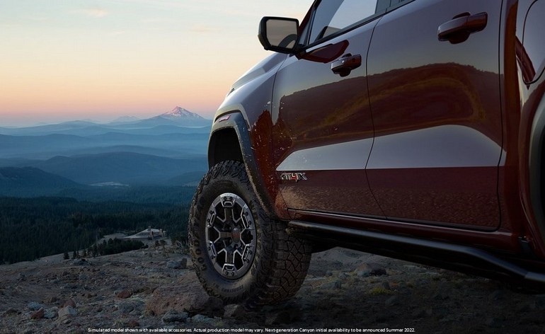 GMC annonce le Canyon 2023 en version AT4X