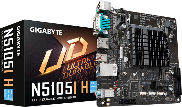 Gigabyte lancia la scheda N5105I H con chip Intel Jasper Lake