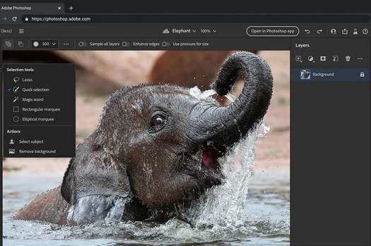 Adobe stellt webbasierte Versionen von Photoshop und Illustrator mit eingeschränkten Funktionen vor