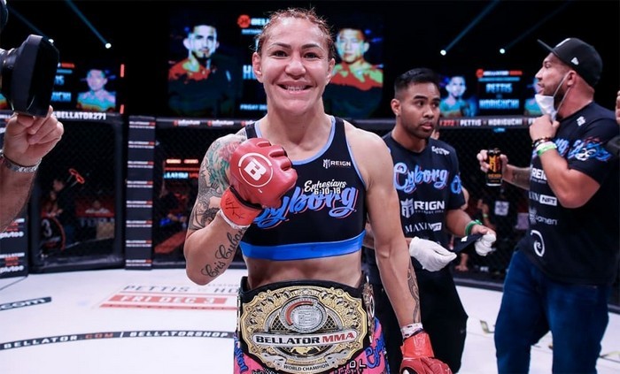 Chris Cyborg e Sergio Pettis vão defender títulos no Bellator 279