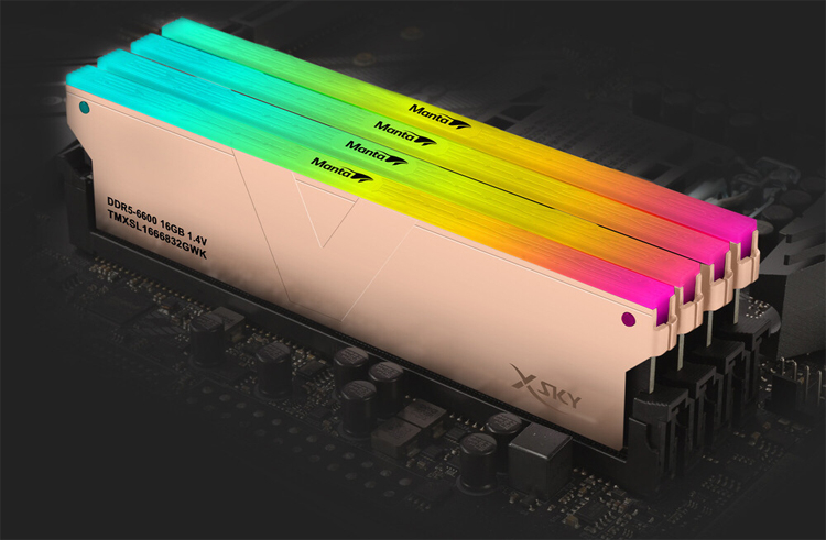 V-Color introduce i moduli di memoria Manta XSky RGB DDR5 fino a 6600 MHz