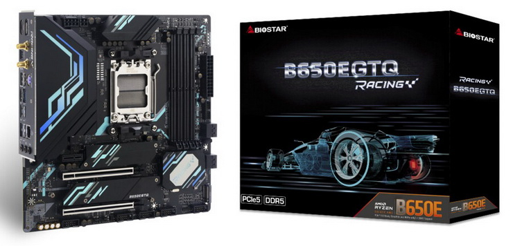 Biostar apresenta placa-mãe Racing B650EGTQ para processadores Ryzen 7000