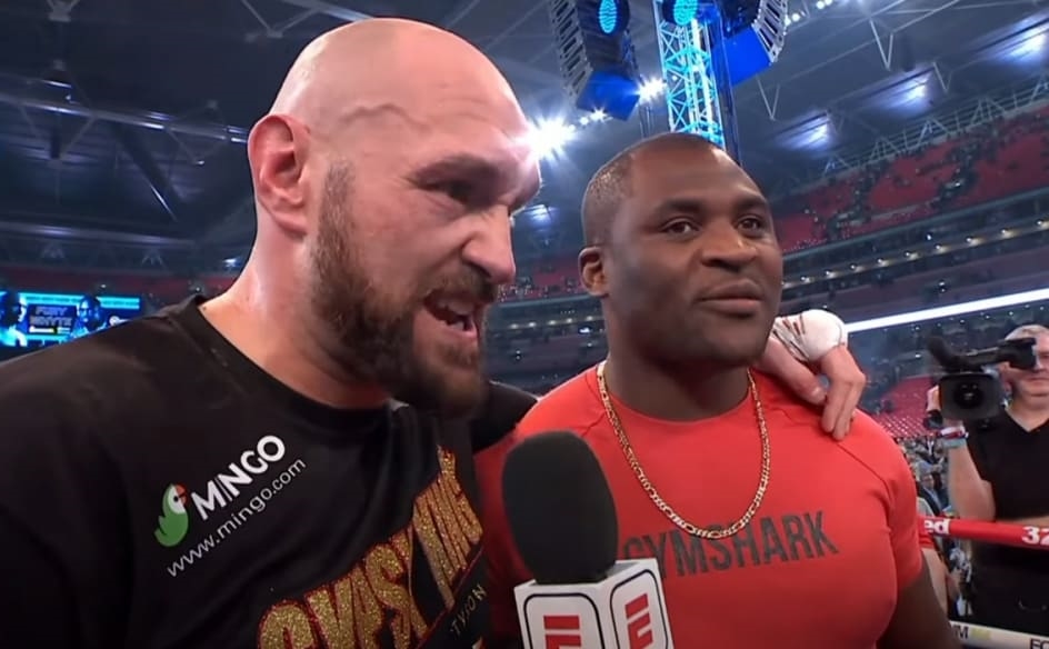 Tyson Fury e Francis Ngannou fizeram uma declaração conjunta sobre a luta