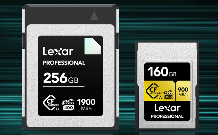 Lexar stellt die weltweit schnellsten CFexpress-Speicherkarten des Typs B vor – bis zu 1900 MB/s