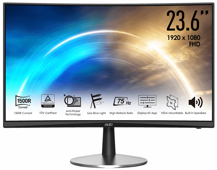 MSI lance le moniteur professionnel concave Pro MP242C