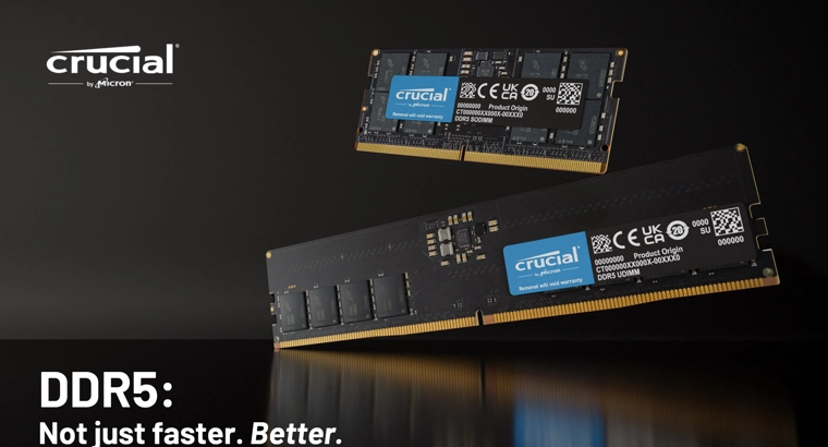 Crucial은 24GB 및 48GB 용량의 DDR5 모듈을 출시했습니다.