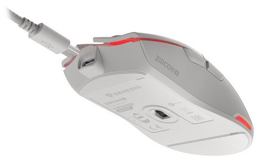 Mouse para jogos Genesis Zircon X recebe sensor de 19.000 DPI