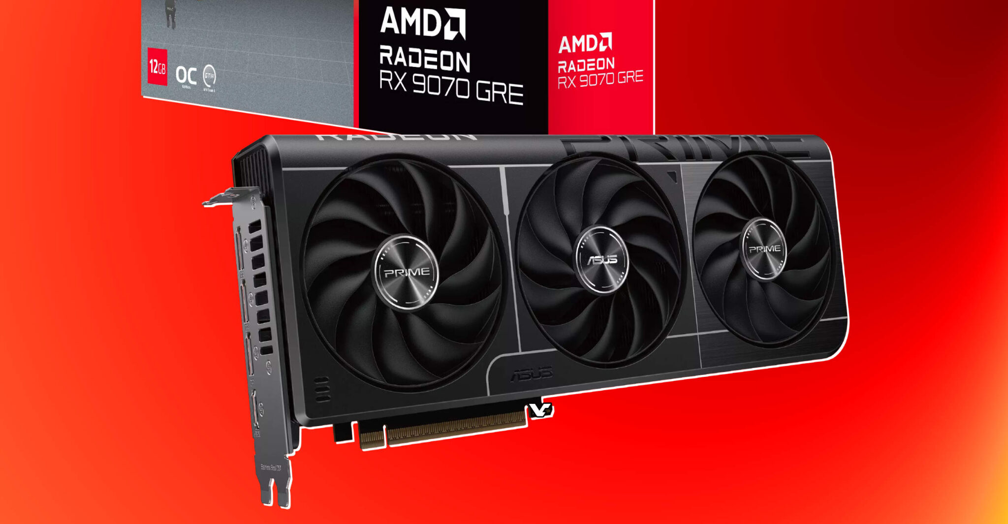 ASUS, 컴팩트한 Radeon RX 9070 GRE PRIME EVO OC 공개