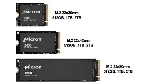 Micron beginnt mit der Auslieferung der ersten 176-Layer-QLC-SSDs - bis zu 4500 MB/s lesen