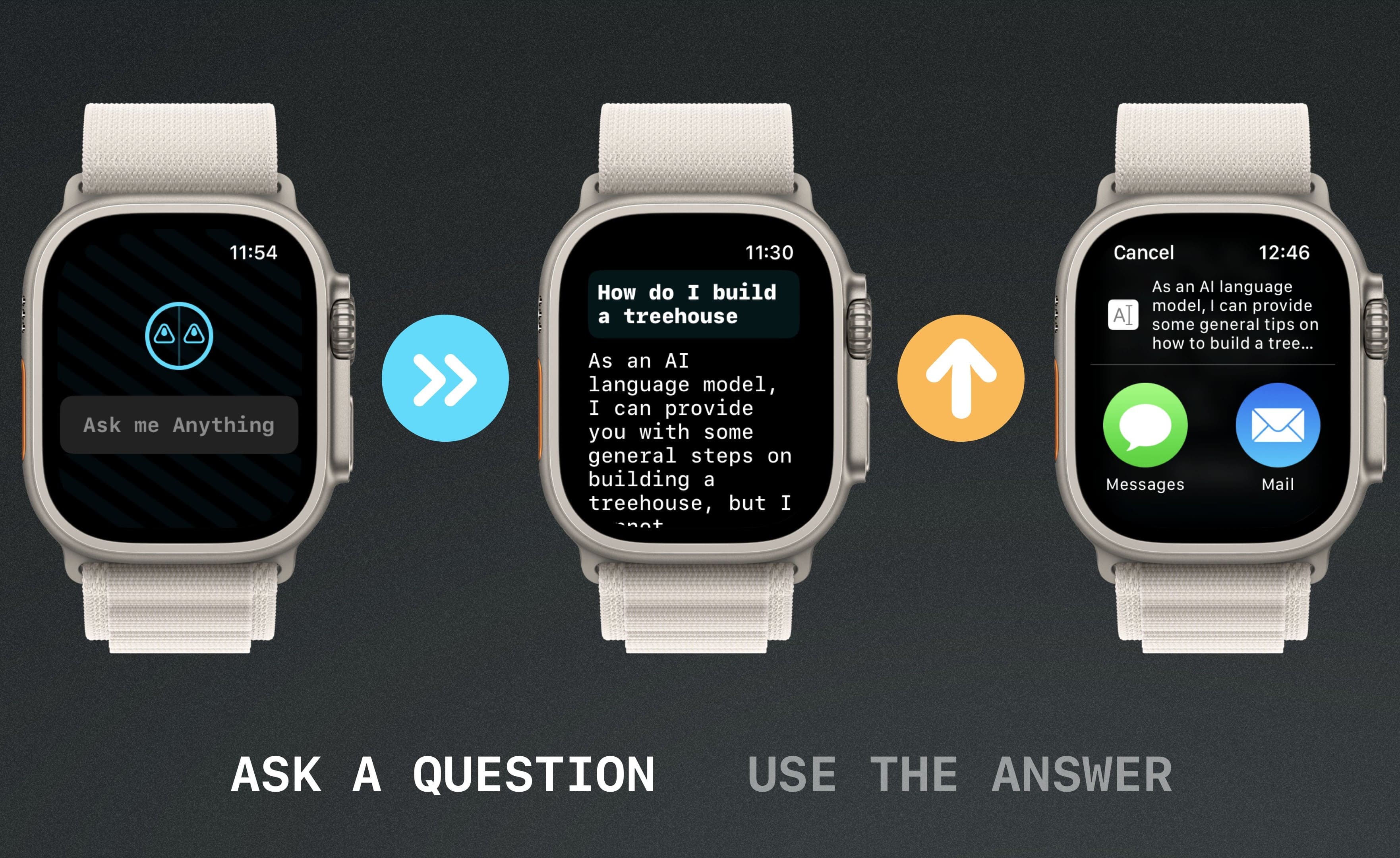 La rete neurale ChatGPT è apparsa sull'Apple Watch