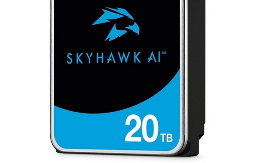 Seagate, 비디오 시스템용 20TB SkyHawk AI 하드 드라이브 출시