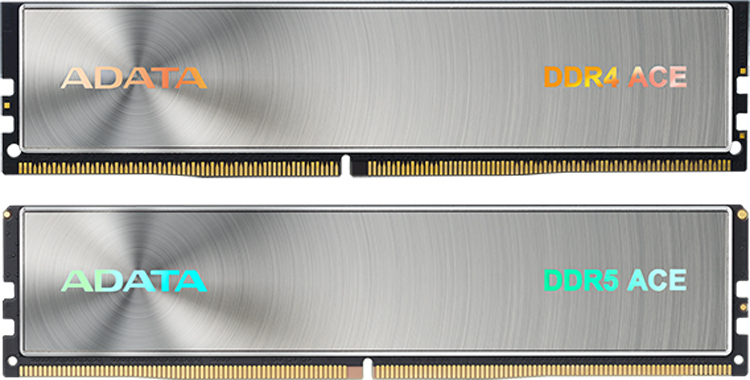 ADATA が DDR5 および DDR4 Ace RAM モジュールを発表